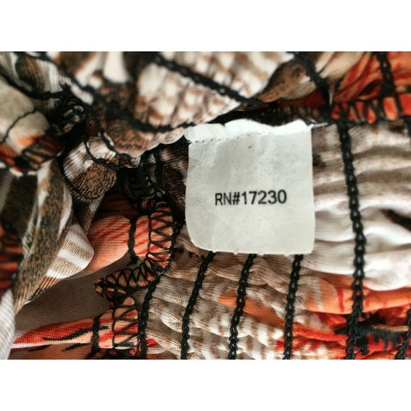 Shui Si Qing Womens Shirt Medium Blouse Top V-Neck Spring Summer Work Career M - Picture 7 of 8